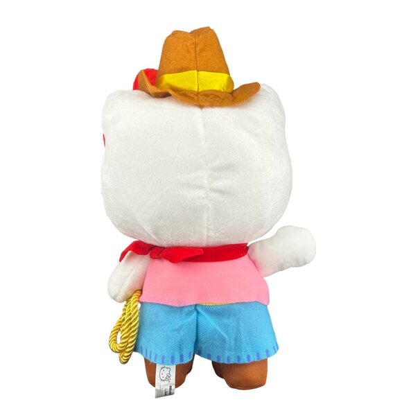 Hello Kitty Cowboy Plush‎ Doll 2024 Sanrio 11" Western Outfit Collectible Toy - Picture 2 of 7